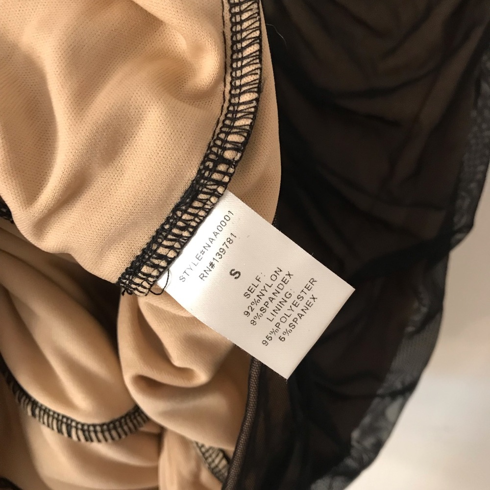 Maura Mesh Long Sleeve Mini Dress - Picture 7 of 8